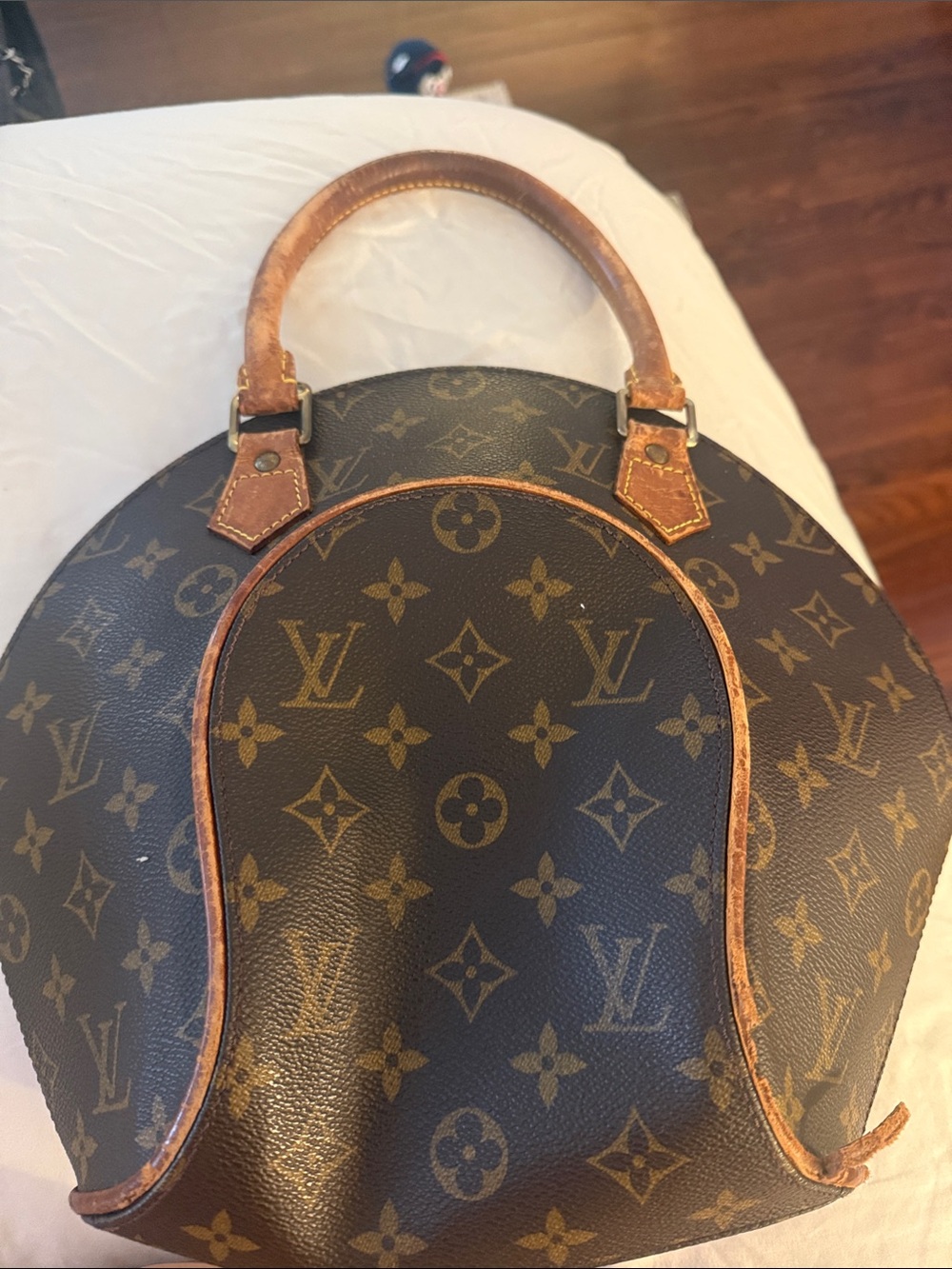 Louis Vuitton Hand Bag Ellipse PM Brown Monogram France